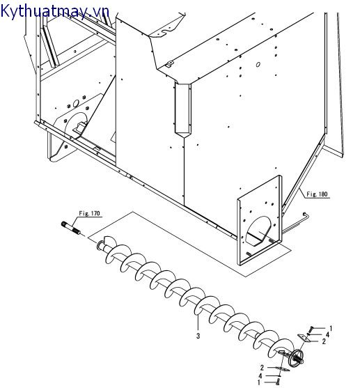 Trống cuốn hạt dưới